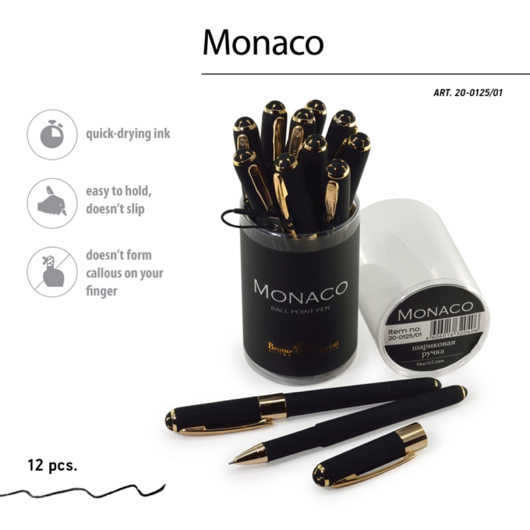 Monaco Ballpoint Pen- (multiple colors)