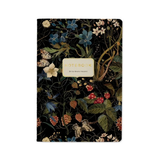 Forest Flowers Slim Notebook (lined)