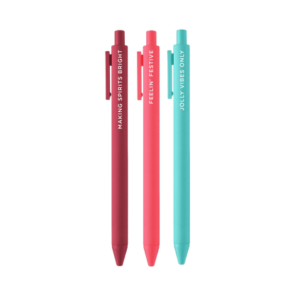 Holiday Jotter Pen (Set of 3)